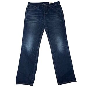 Imogene and Willie Lottie Jeans 30 Blue Straight Leg High Rise Button Fly USA